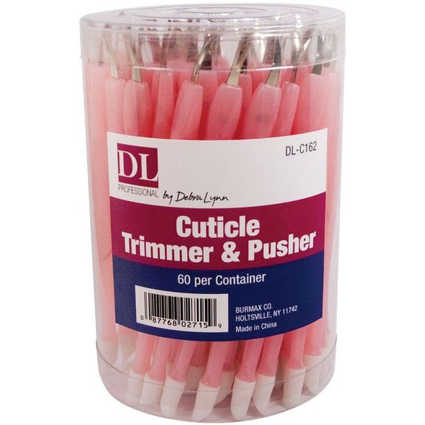 DL Professional Cuticle Trimmers & Pushers - 60 CT