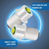 2 Pack LED Flashlight Replacement Bulb with 18v 12v 19.2v 6-24 Volt and 3w 247lm