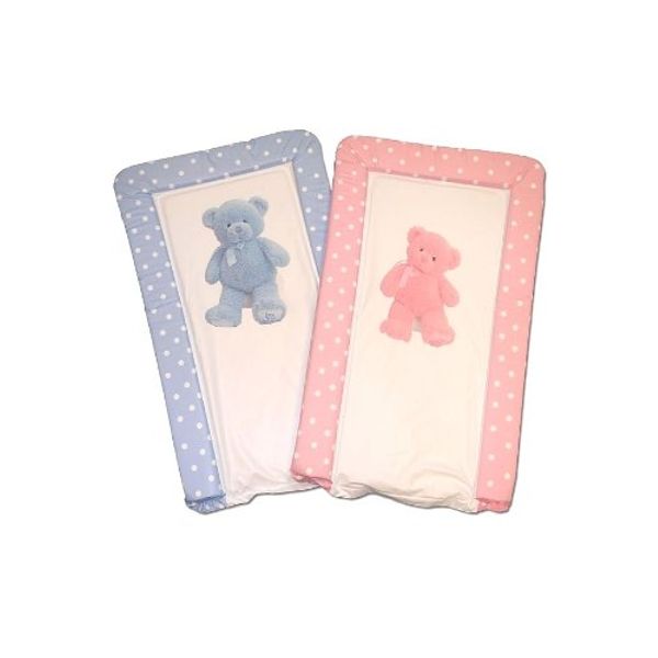 Polka Teddy Changing Mat - Teddy Bear Changing Mat - Pink