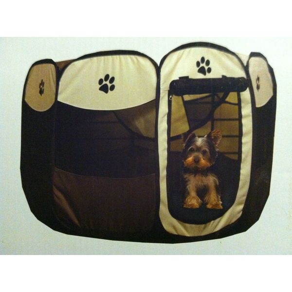 NEW #90004 Camping World Pet Stuff Foldable Pet Play Pen 36" L x 36" W x 23" H