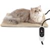 NICREW Cat Heating Pad, Temperature Adjustable Heated Cat Bed with Auto Shut off