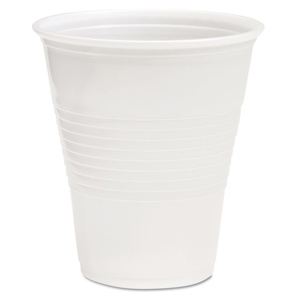 Boardwalk TRANSCUP12PK Translucent Plastic Cold Cups, 12oz, 50/Pack