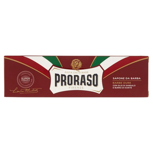 PRORASO Shaving cream in tube Red, 150 ml