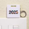 'Colourful 2025' Keyring Tape Measure/Spirit Level Tool (KM00041746)