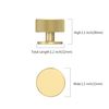 Asidrama 10 Pack Brushed Gold Kitchen Cabinet Knobs, Knurled Cabinet Knobs Kitchen Cabinet Hardware for Cupboard Drawer