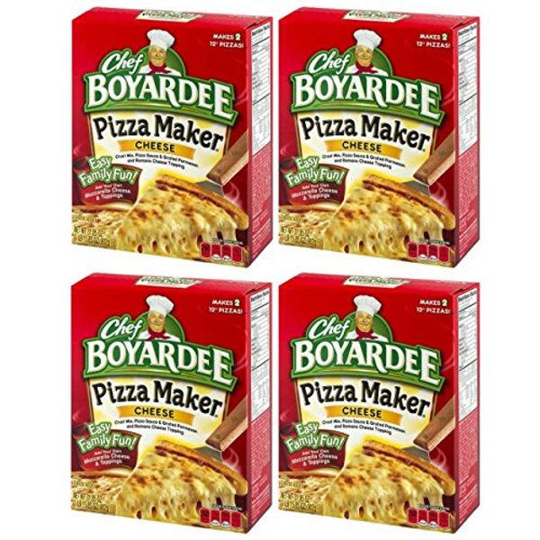 Chef Boyardee, Cheese Pizza Kit, Makes 2 Pizzas, 31.85 Oz (Pack of 4)