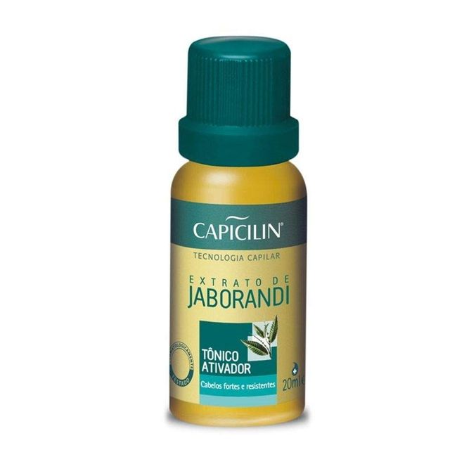 Linha Extrato de Jaborandi Capicilin - Tonico Capilar Ativador 20 Ml - (Capicilin Jaborandi Extract Collection - Stimulating Hair Tonic 0.68 Fl Oz.)