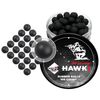 Hawki .50 Caliber Training Paintball Reusable Rubber Balls 100 pack Black