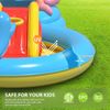 Kiddie Pool Ocean Animal Inflatable Play Center with Slide Sprayer