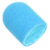 Nail Art Sanding Cap, Nail Drill Bit Block Sanding Cap, Polishing Head Grinding Sanding Bands Set Polisher Sand Manicure Pedicure Tool(10 x 15mm)(Blue)