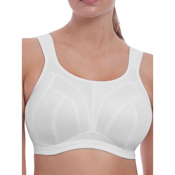 Freya Women's Dynamic Wireless Sports Bra, White, 34DD