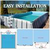 4 Pieces Summer Pool Covers Winch for Above Ground Pools Rustproof Swimming Pool Cover Winch