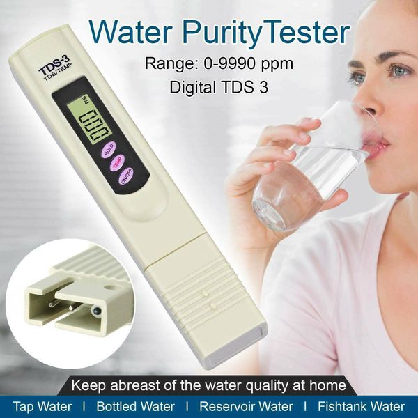 TDS3 PPM Meter Digital Tester Home Drinking Tap Water Quality Purity Test Tester