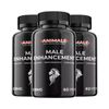 3-Pack Animale Pills - Animale Male Support Supplement - 180 Capsules