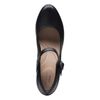 Clarks womens Ambyr Shine Pump, Black Leather, 8 US