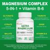 Magnesium Citrate Complex | High Absorption Formula Relaxation, 120 Capsules