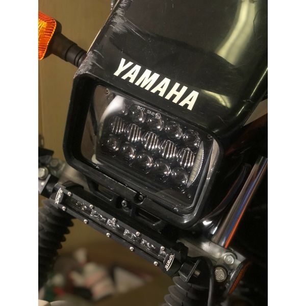 4x6 Headlight Adaptor Bracket Kit for Yamaha TW200 (HEADLIGHT NOT INCLUDED)