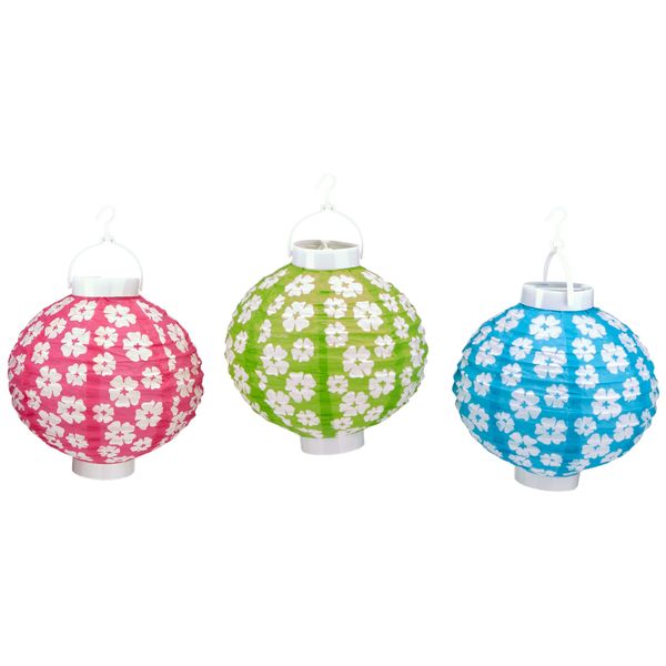Light-Up Hibiscus Paper Lanterns