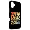 iPhone 16 Plus Swim Dad Like A Regular Dad But Cooler Retro Style Case