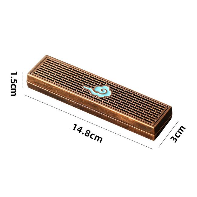 SITEDAN Incense Burner, Horizontal Stand, Incense Burner, Small, Incense Plate, Incense Plate, Stylish, Alloy