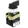 Sourcingmap ZB2-BE101 SPDT 2NO 3-Position Rotary Selector Switch AC 600V 10A
