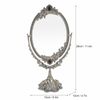 Tabletop Mirror, Cosmetic Mirror, Cosmetic Mirror, Elegant Antique for Women (Bronze Trumpet)