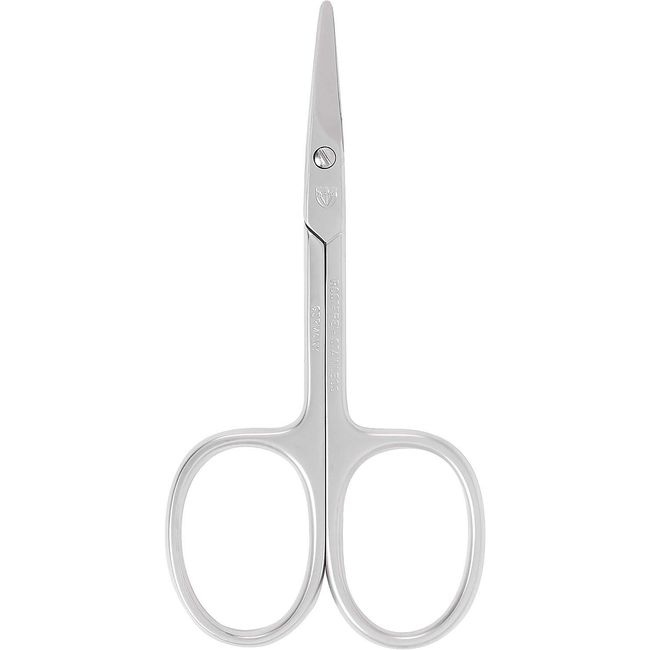 3 Swords Germany Solingen - brand quality STAINLESS STEEL INOX CURVED  CUTICLE SCISSORS (1 PIECE) with case for manicure pedicure - nail care by 3
