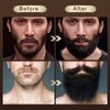 POP MODERN.C Beard Growth Kit Beard Grooming Kit 6pcs Beard Wash Shampoo Beard Oil Beard Balm Beard Comb Brush Scissors Best Gift for Men for Valentine's Day Christmas Father's Day Birthdays