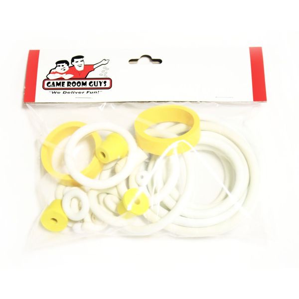 Game Room Guys Bally Fireball Classic Pinball White Rubber Ring Kit