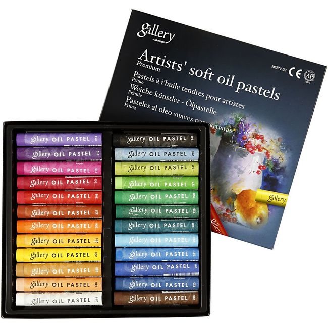 Mungyo Gallery Soft Oil Pastels Set of 24 - Assorted Colors