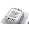 DIGITUS DN-9007-1 Professional Junction Box (Deep) 2X RJ45 Shielded, White, LSA-Cat 6A
