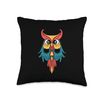 Night Watcher Security Guard Throw Pillow