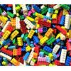 100 LEGO Basic Bricks Blocks Sizes 1x1 1x2 2x2 2x3 2x4 bulk lot mix colors large