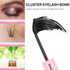 Lash Bond and Seal, Cluster Eyelash Glue for Individual Cluster DIY Eyelash Extensions, Super Strong Hold Cluster Lash Adhesive, Latex Free, Mascara Wand Glue(5g, Lash Bond and Seal)