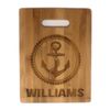 ANCHOR Nautical Bamboo Cutting Board Personalized Engraved Beach House CUSTOM