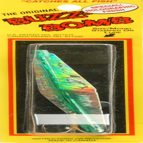 Buzz Bomb 4" Green Holographic