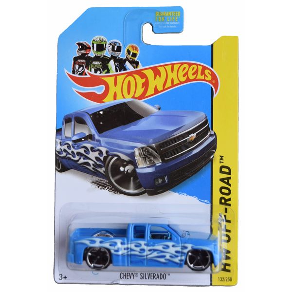 Hot Wheels Chevy Silverado, Off Road 132/250, Blue