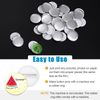 Sourcing Map 120 Set 25mm 0.98 Inch Blank Pin Back Buttons - Parts for Button Maker Machine