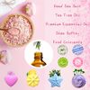 Lanwexy Bath Foot Bombs, 16 Pack Foot Soak with Bath Salt and Tea Tree Oil. Organic Natural Handmade Aroma Pure Essential Oil Bubble Foot Balls for Foot Callus, Dry Cracked, Stubborn Foot Odor Scent.