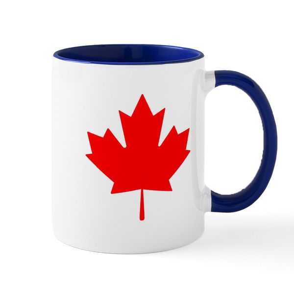 CafePress Canadian Maple Leaf Mug 11 oz (325 ml) Ceramic Coffee Mug