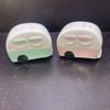 Cracker Barrel Campers Mini Salt & Pepper Shaker Set Ceramic (New)