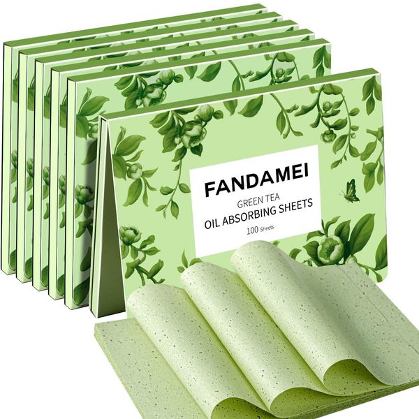 FANDAMEI Oil Blotting Sheets For Face 600 Sheets Oil Blotting Papers For Face...