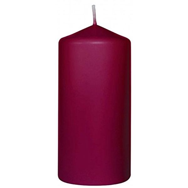 Duni Bordeaux Block Candles, 100mm x 50mm