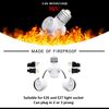 2 Pack, Light Socket to Plug Adapter, Convert E26 Light Socket to 3-Prong Outlet Adapter and Light Bulb Socket (White)