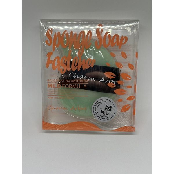 Charm Arbre Tea Tree Aroma Sponge Soap With Fastener
