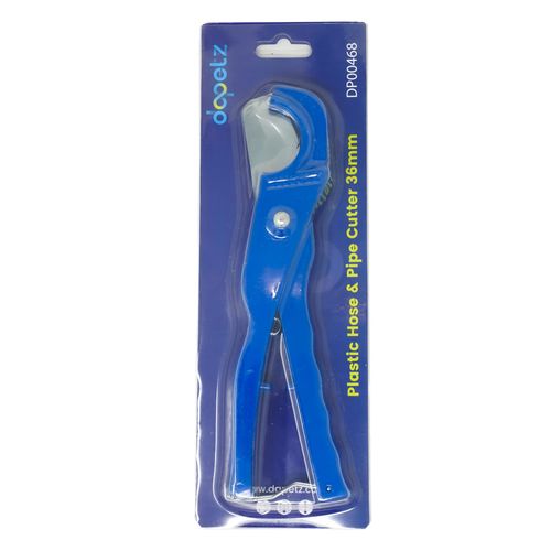 Dapetz ® Pipe Cutter, Plastic PVC Pipe Cutter Rubber Neoprene Hose Cutter, Max Opening 36mm, Tube Cutter for Cutting PVC, Rubber and Neoprene Pipes and Hoses, Sprung Handle with Handle Lock