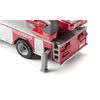 siku 1841, Fire Engine with Rotating Ladder, 1:87, Metal/Plastic, Red, Movable ladder