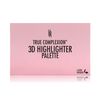 Black Radiance True Complexion 3D Highlighter Palette, Luminosity, 0.38 Ounce