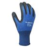 ACE AG7873 Rubber Rex Natural Rubber Back Gloves Navy L Size