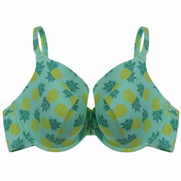 Liv Lingerie Ladies Bra Bikini top only (Pineapple Print) 32G/ top only